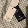 Dark Navy 100% cashmere sleeveless cardigan Image 6