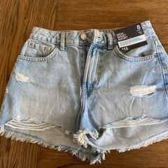BNWT Penneys denim high-waist shorts Size 8