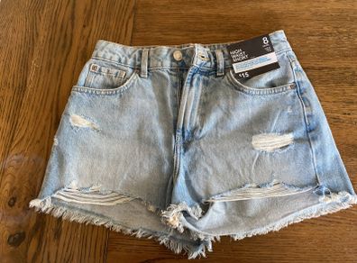 BNWT Penneys denim high-waist shorts Size 8