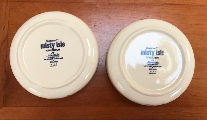 Vintage Keltcraft by Noritake Soup/Cereal Bowls "Misty Isle"Pattern