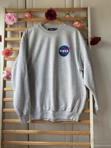 sweatshirt topman grey sweatshirt size medium