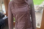 Lilac Ladies Puffa Coat