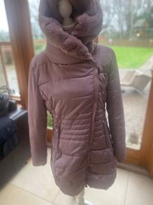 Lilac Ladies Puffa Coat