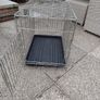 Small dog crate and black out cover Image 3