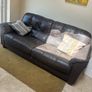 leather couch used Image 2