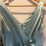 Dorothy Perkins LUXE Pleated Midi Dress  Sage Green Satin (Brand New With Tags Image 2