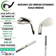 Mizuno S23 Wedge Sw 56 Degree.12 / Dynamic Gold Wedge