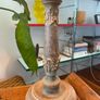 Vintage Style Wooden Table Lamp Image 2