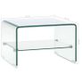 Coffee Table Clear 50x45x33 cm Image 7
