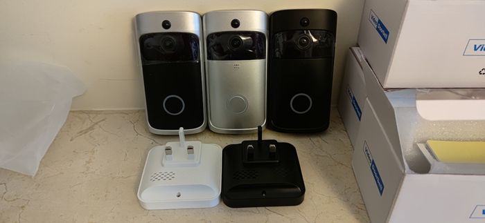 Doorbell Video Camera + Chime + 3 Batteries