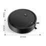 Mini Robot Vacuum Cleaner, USB rechargeable Smart Floor Cleaner Automatic Sweeping Robot with Edge Brush Image 2