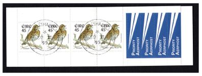 1999 Ireland Worldwide Definitive Stamp Booklet with First Day of Issue Cancel