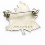 Signed 925 Silver Leaf Brooch Image 3