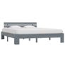 Bed Frame Grey Solid Pine Wood 180x200 cm 6FT Super King Image 5