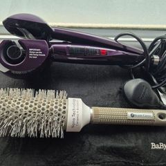 BaByliss Curl Secret and Beauty Curves Ceramic Brush Combo. Excellent Condition