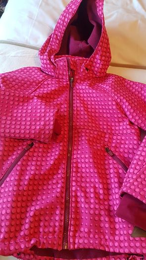 Girls Pink Raincoat - As new