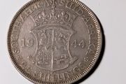 South Africa Silver Halfcrown 1944