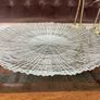 Vintage Mid-Century Modern Bark or Rain Glass Pattern Platter Image 9