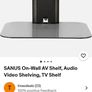 Sanus Wall Mounts with Glass Shelves Image 2