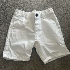 Next 3-4y white shorts