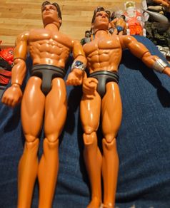 2 Max Steel Dolls and Accessories