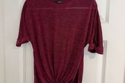 Quiz Women's Deep Pink Sparkly T-shirt - Size UK 8