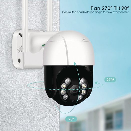 BESDER 5MP WIFI Outdoor Camera PTZ IP Speed Dome CCTV Security Calving System