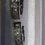 Pristine Vintage Reversible Silver Huggies Image 7