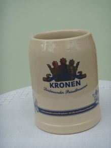 Kronen 0.5 Litre Beer Stein/mug