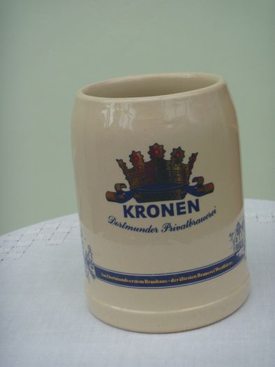 Kronen 0.5 Litre Beer Stein/mug