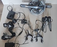 Shimano Ultegra Di2 electronic groupset for road / racer bike.