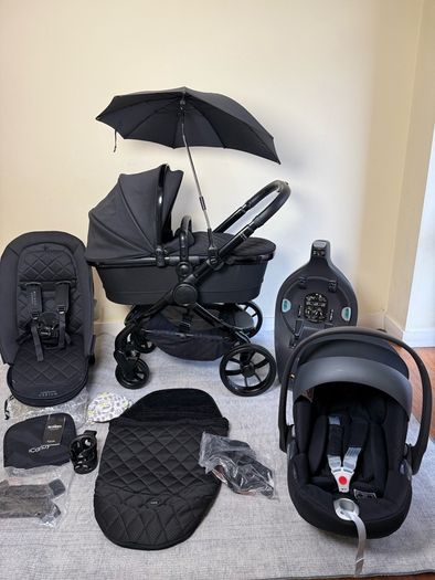 icandy peach 7 cerium collection Cybex car seat and isofix base rotating