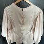 Topshop pale pink / peach satin blouse Image 5