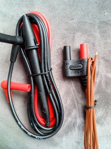 Fluke TL75 Hard Point Test Lead & Fluke 80BK-A Type K temperature probes - for digital Multimeters