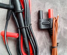Fluke TL75 Hard Point Test Lead & Fluke 80BK-A Type K temperature probes - for digital Multimeters