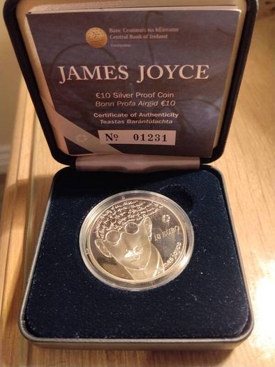 James Joyce Sterling Coin