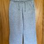 Brand new Cotton Rich Grey Marl Joggers with Heart Design Image 2
