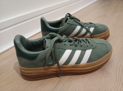trainers green platform gazelle