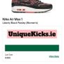 Nike Air Max 1 Premium Leather Paisley Liberty Black Image 5