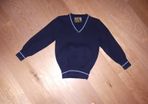 Boys School Jumper Navy/Light Blue Strip