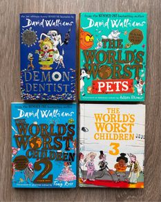 David Walliams Book Bundle - 3 Hardbacks & 1 Paperback