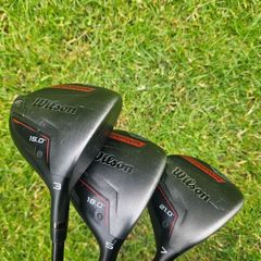 Wilson Dynapwr 3, 5, and 7 Woods