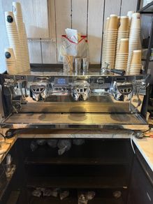 coffee shop set up ready to go