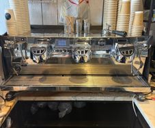 coffee shop set up ready to go
