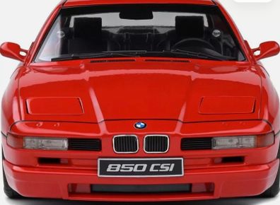 BMW 850csi (e31) 1990 - Brilliant Red - 1/18 - NEW in BOX