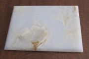 Unique Persian Cream &amp; Brown Onyx Plinth / Base