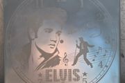 Elegant Elvis Frosted Mirror Artwork - Classic Vintage Style