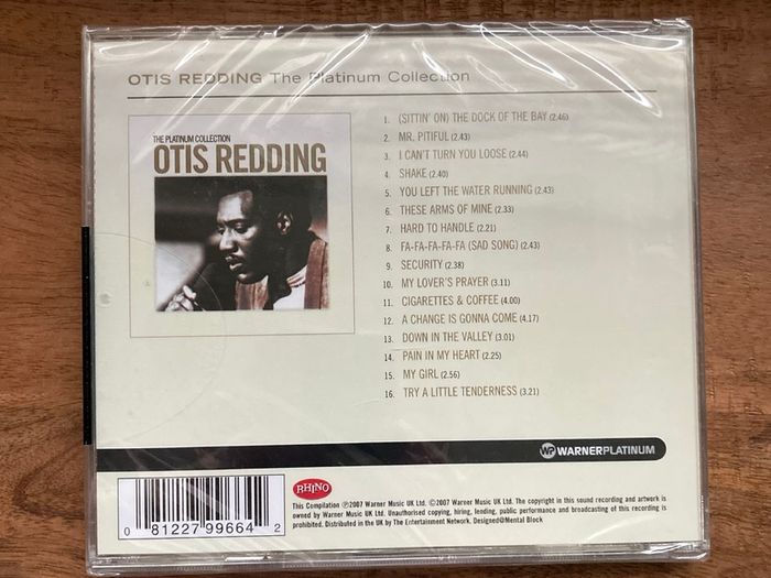 Otis Redding The Platinum Collection - Brand New