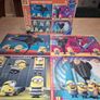 8 x 100 pce Marvel and Minions jigsaws Image 5