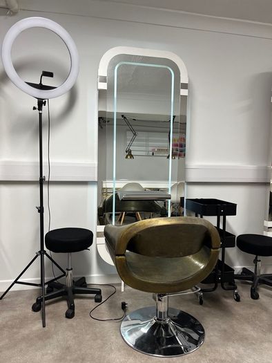 Beauty Salon Hairdresser Chair & Nail Station for Rent Dublin